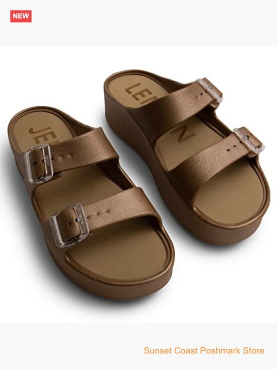 2026 Summer Women Women\'s Platform Sandals Double-Buckled Water-Friendly Wedge Slides Chunky
